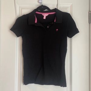 Lilly Pulitzer Black Polo